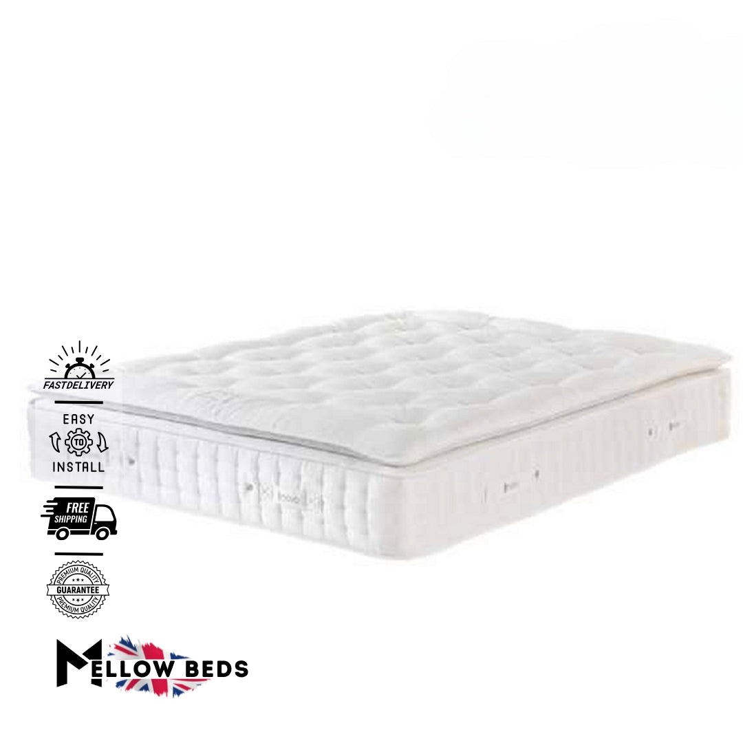 2025 Pillow Top Mayfair 1500 Pocket Mattress Firm Support | Mellow Beds #M13