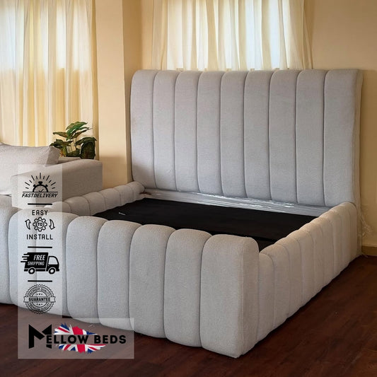 2025 Upholstered Bed PlushChannel Frame | Mellow Beds #B130