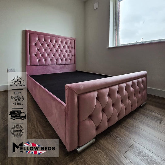 2025 Ottoman Bed RoyalDeep Tuft | Mellow Beds #B75