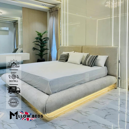 2025 Luxury Platform Bed FloatEdge Minimal | Mellow Beds #B132