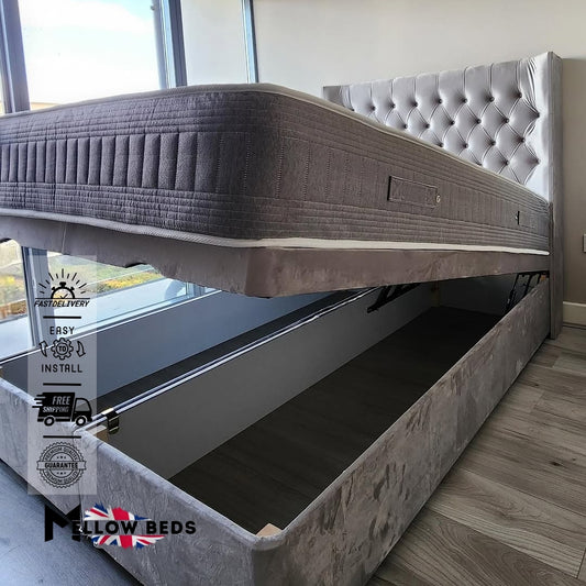 2025 Divan Bed CrystalTuft Elegance | Mellow Beds #B148