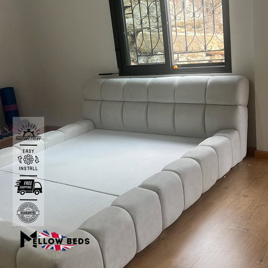 2025 Low Platform Bed PlushHaven Edge | Mellow Beds #B135