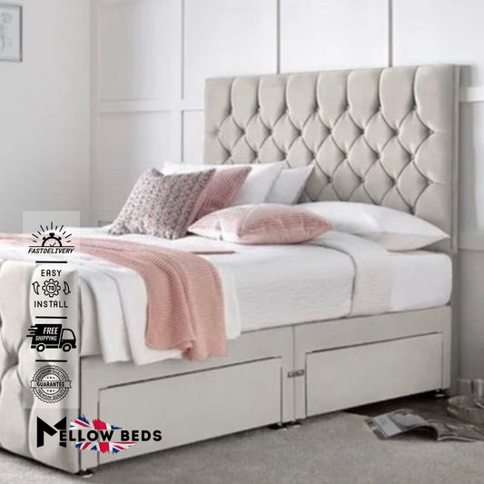 2025 Divan Bed DiamondGrid Classic | Mellow Beds #B156