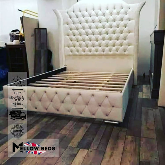 2025 Wingback Bed ArcoLuxe Curve | Mellow Beds #B25