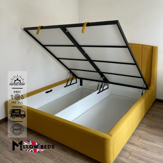 2025 Curved Wingback Bed AltoLine Design | Mellow Beds #B84