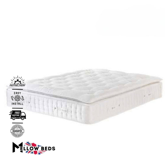 2025 Pillow Top Mayfair 1500 Pocket Mattress Firm Support | Mellow Beds #M13