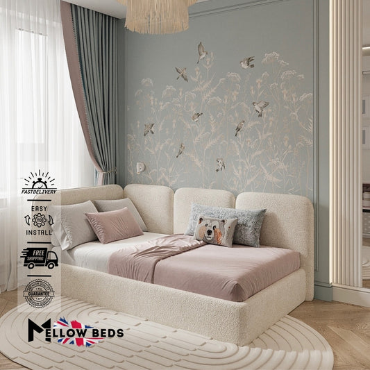 2025 Kids Corner Bed CozyNest Curve | Mellow Beds #B122