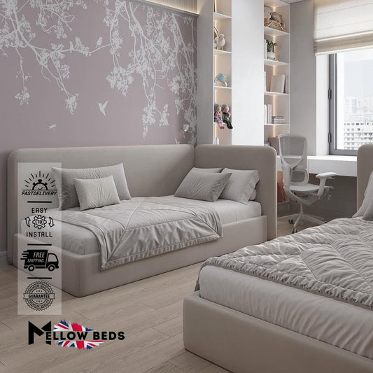 2025 Kids Corner Bed BlossomHug Design | Mellow Beds #B124