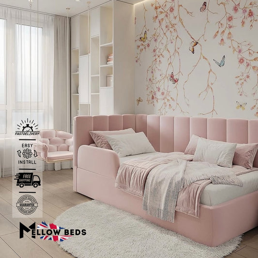 2025 Kids Corner Bed PetalShell Design | Mellow Beds #B126