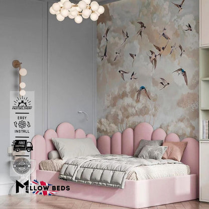 2025 Kids Corner Bed BlossomArc Design | Mellow Beds #B127