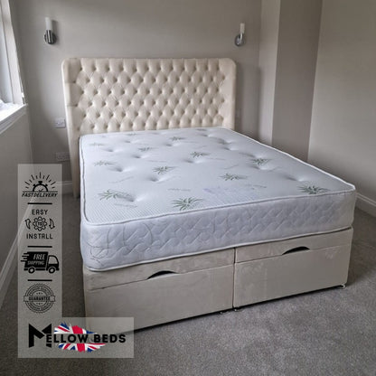 2025 Divan Bed ChesterTuft Deluxe | Mellow Beds #B141