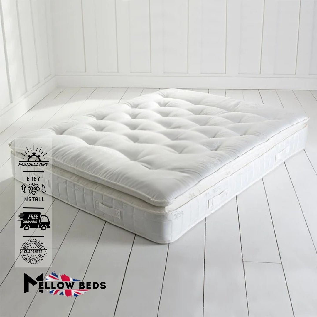 2025 Pillow Top Buckingham 2000 Pocket Mattress Luxury Comfort | Mellow Beds #M11