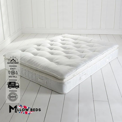 2025 Pillow Top Buckingham 2000 Pocket Mattress Luxury Comfort | Mellow Beds #M11