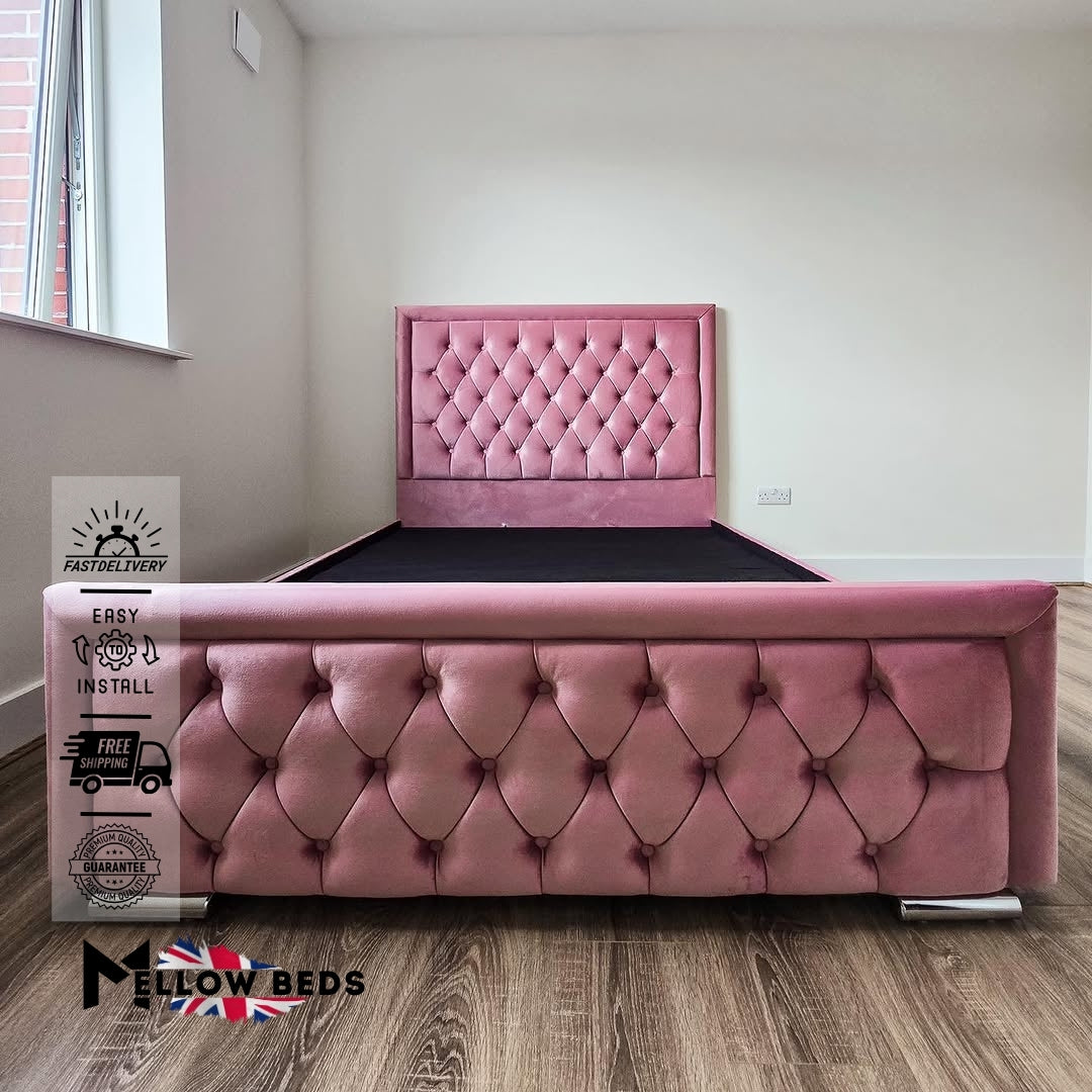 2025 Ottoman Bed RoyalDeep Tuft | Mellow Beds #B75