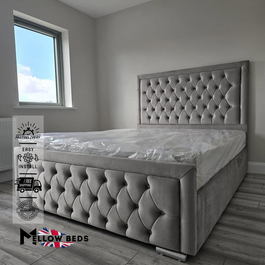 2025 Ottoman Bed RoyalDeep Tuft | Mellow Beds #B75