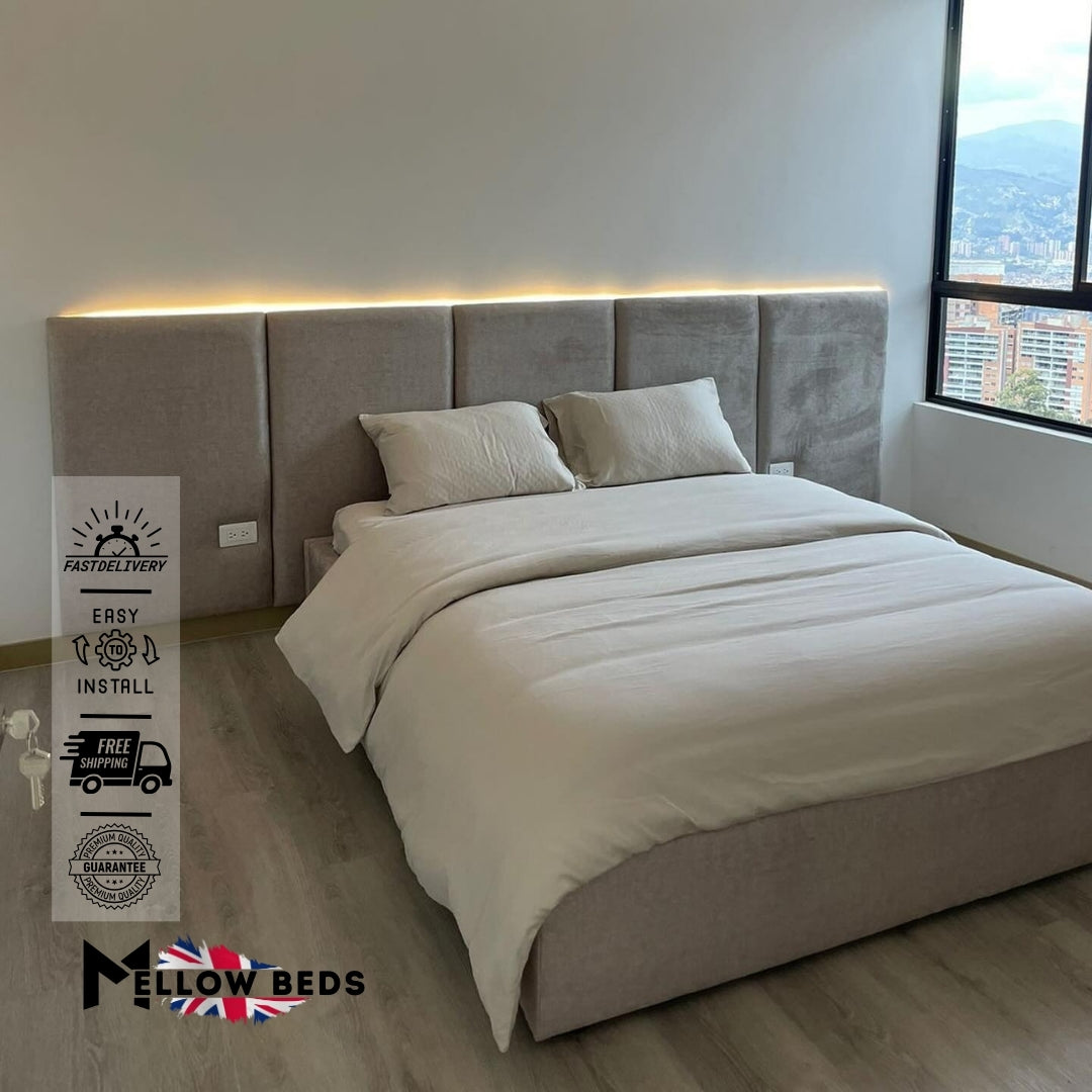 2025 Panel Bed LumiGlow Design | Mellow Beds #B100