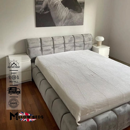 2025 Low Platform Bed PlushHaven Edge | Mellow Beds #B135