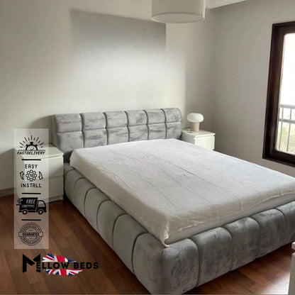 2025 Low Platform Bed PlushHaven Edge | Mellow Beds #B135