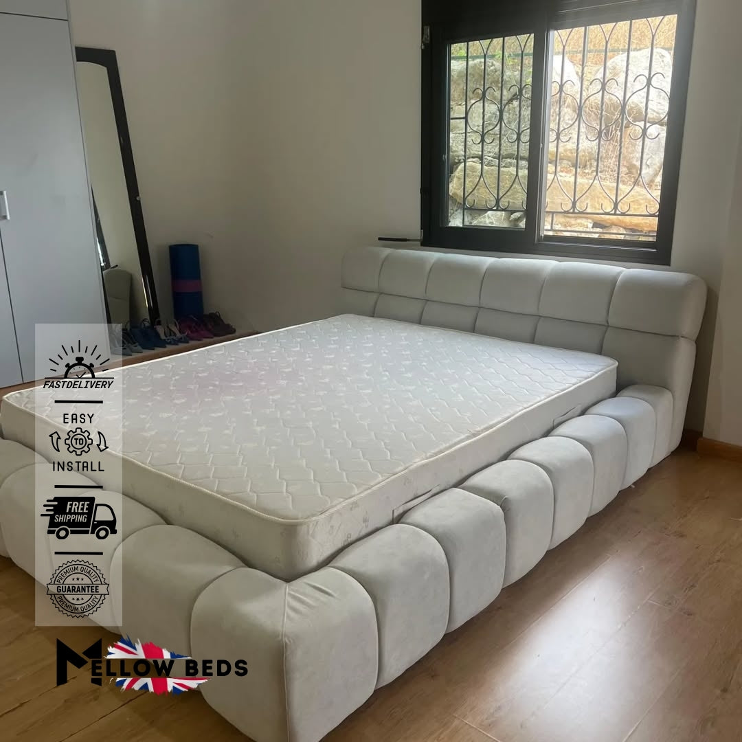 2025 Low Platform Bed PlushHaven Edge | Mellow Beds #B135