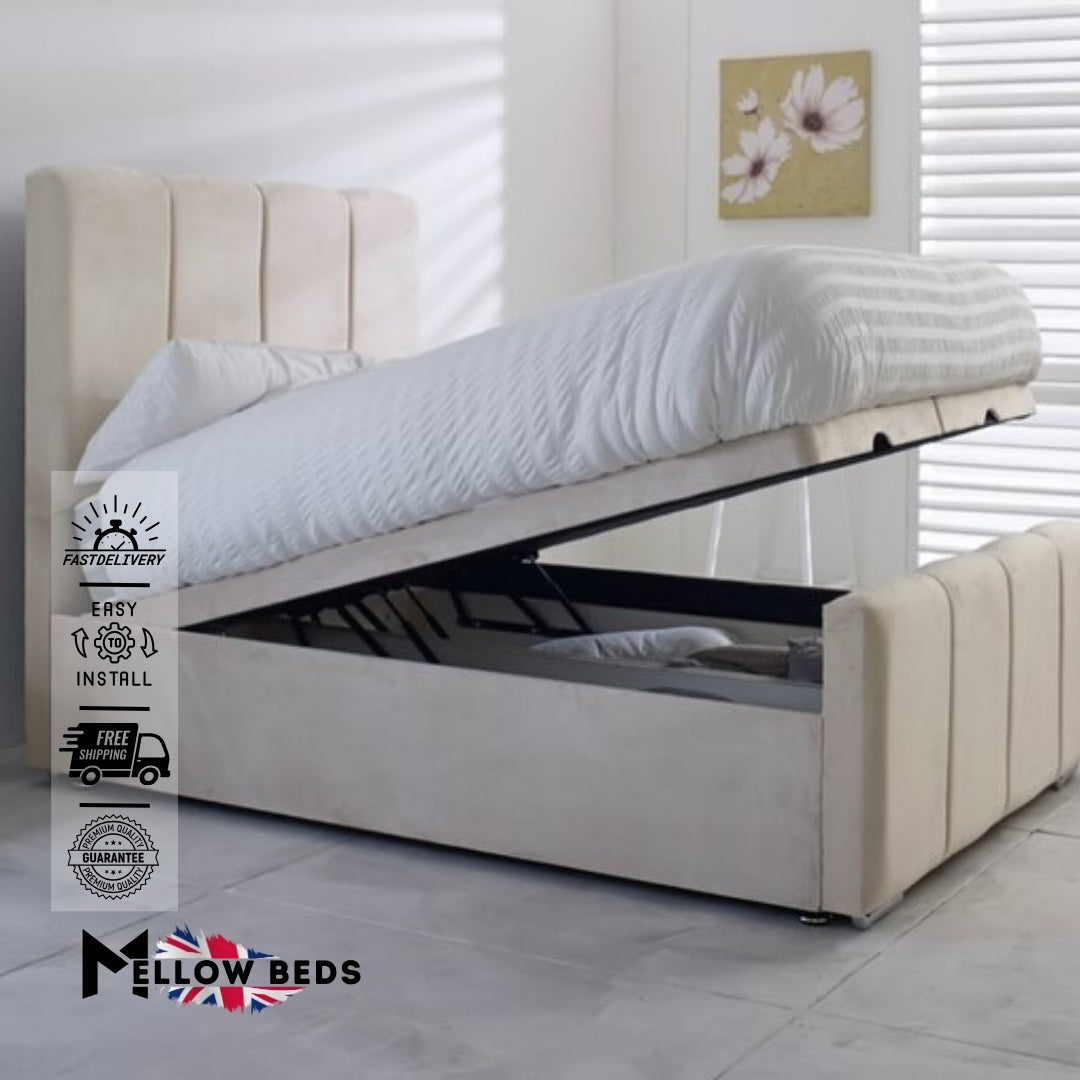 2025 Divan Bed VerticalCraft Footboard | Mellow Beds #B154