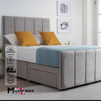 2025 Divan Bed VerticalCraft Footboard | Mellow Beds #B154