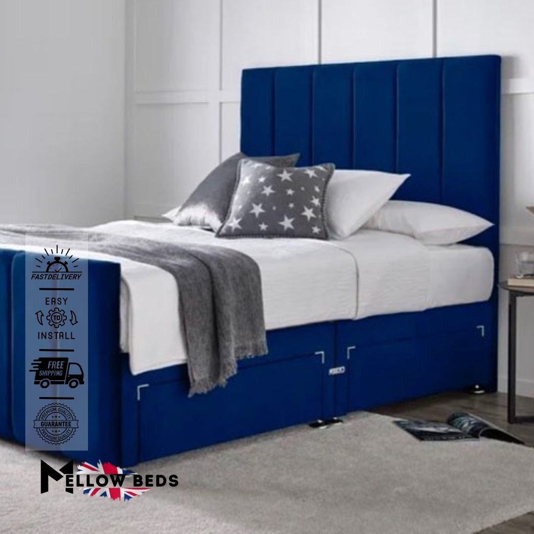 2025 Divan Bed VerticalCraft Footboard | Mellow Beds #B154