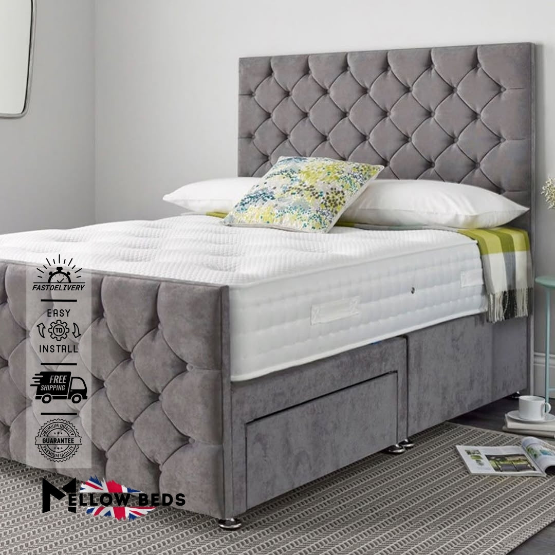 2025 Divan Bed DiamondGrid Classic | Mellow Beds #B156