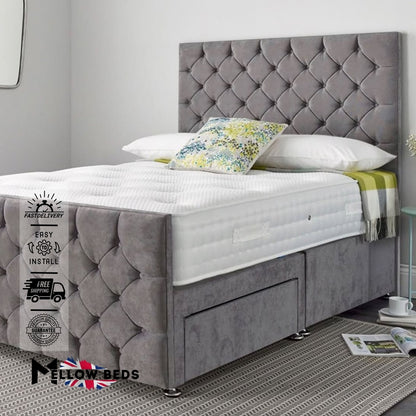 2025 Divan Bed DiamondGrid Classic | Mellow Beds #B156