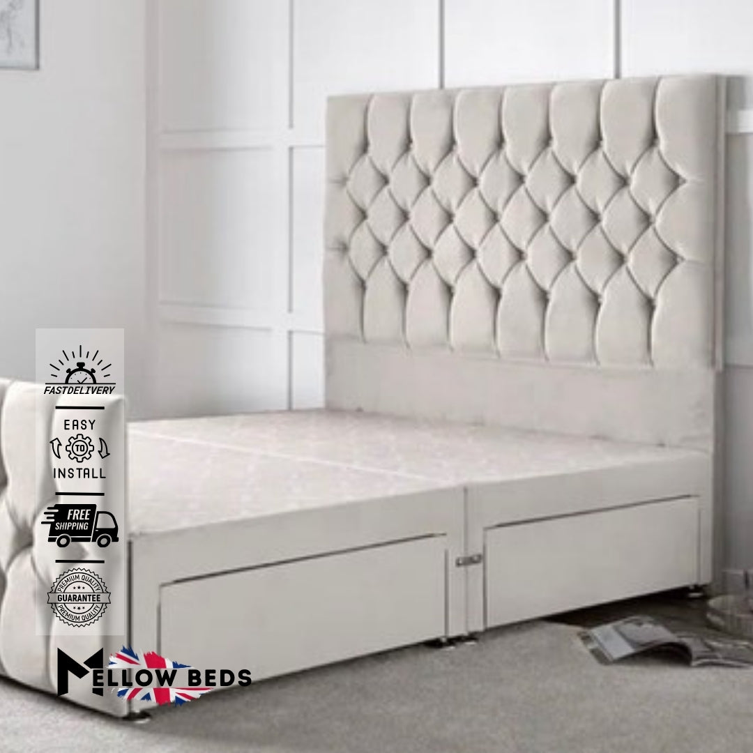 2025 Divan Bed DiamondGrid Classic | Mellow Beds #B156