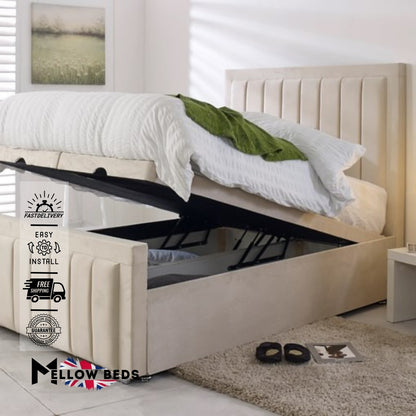 2025 Gas Lift Bed VerticalFlute Comfort | Mellow Beds #B157
