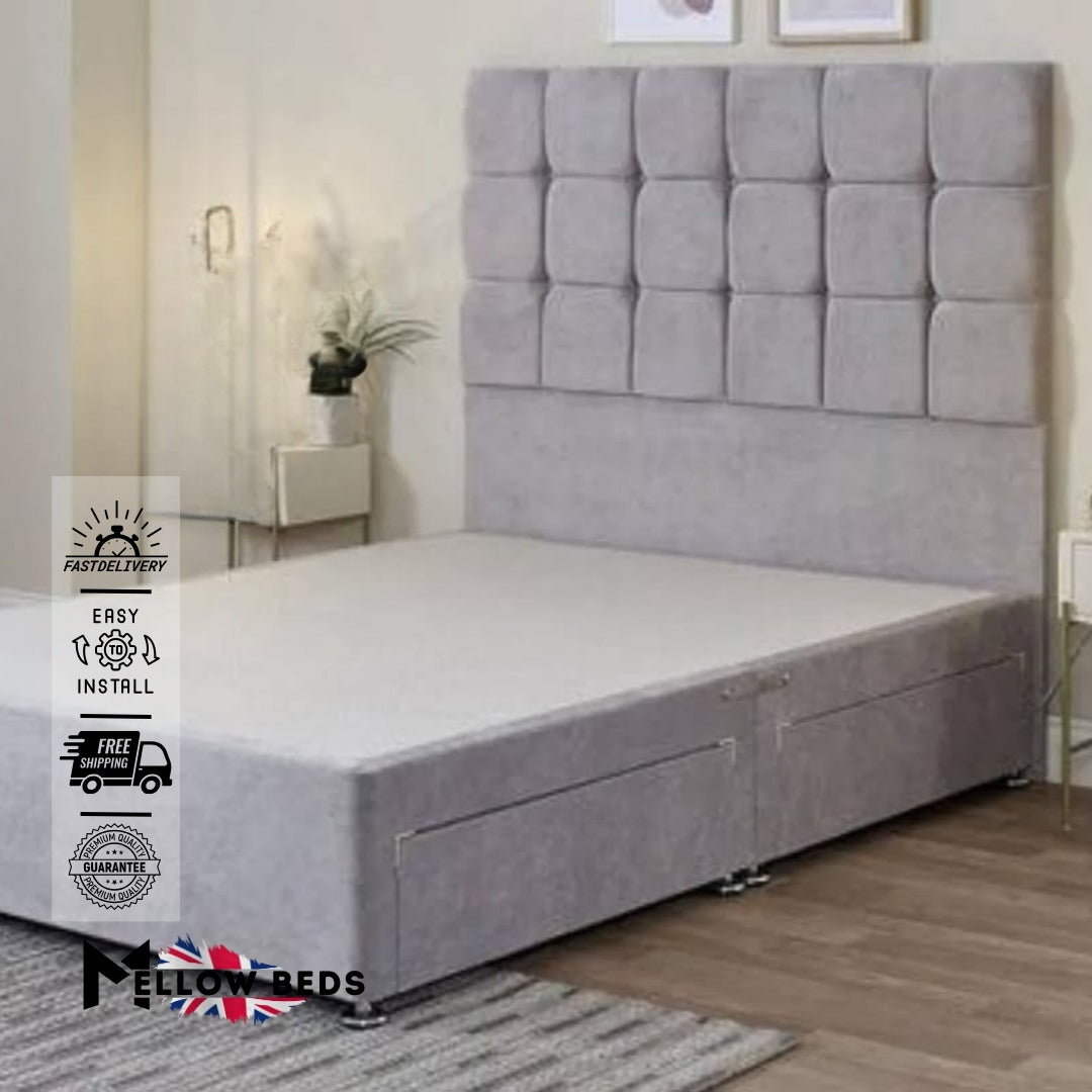 2025 Divan Bed Cubix Comfort | Mellow Beds #B163