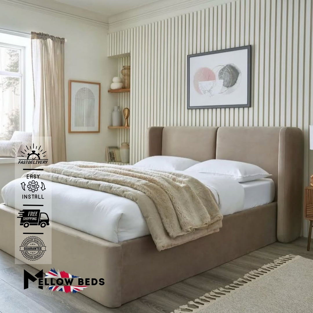 2025 Platform Bed TwinCush Curve | Mellow Beds #B63