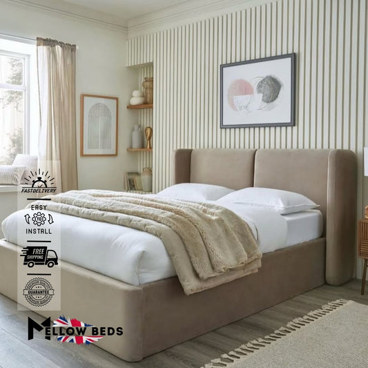 2025 Platform Bed TwinCush Curve | Mellow Beds #B63