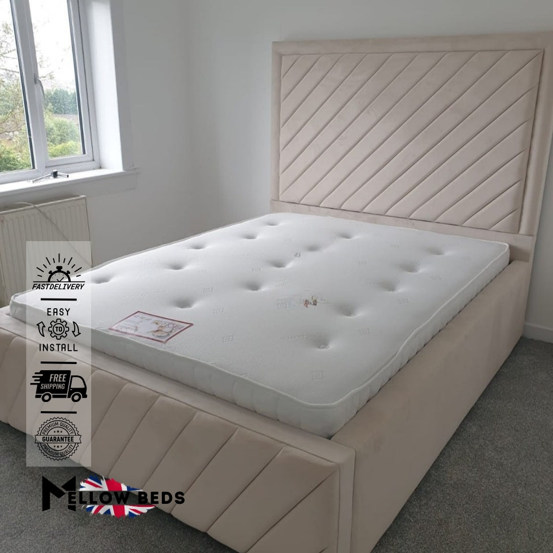 2025 Platform Bed SlantLine Luxe | Mellow Beds #B57