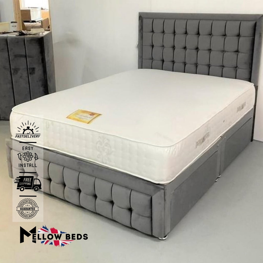 2025 Divan Bed CubeLuxe Harmony | Mellow Beds #B166