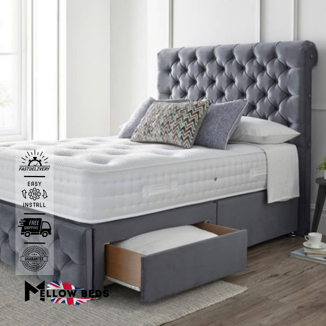 2025 Divan Bed ChesterWing Comfort | Mellow Beds #B167