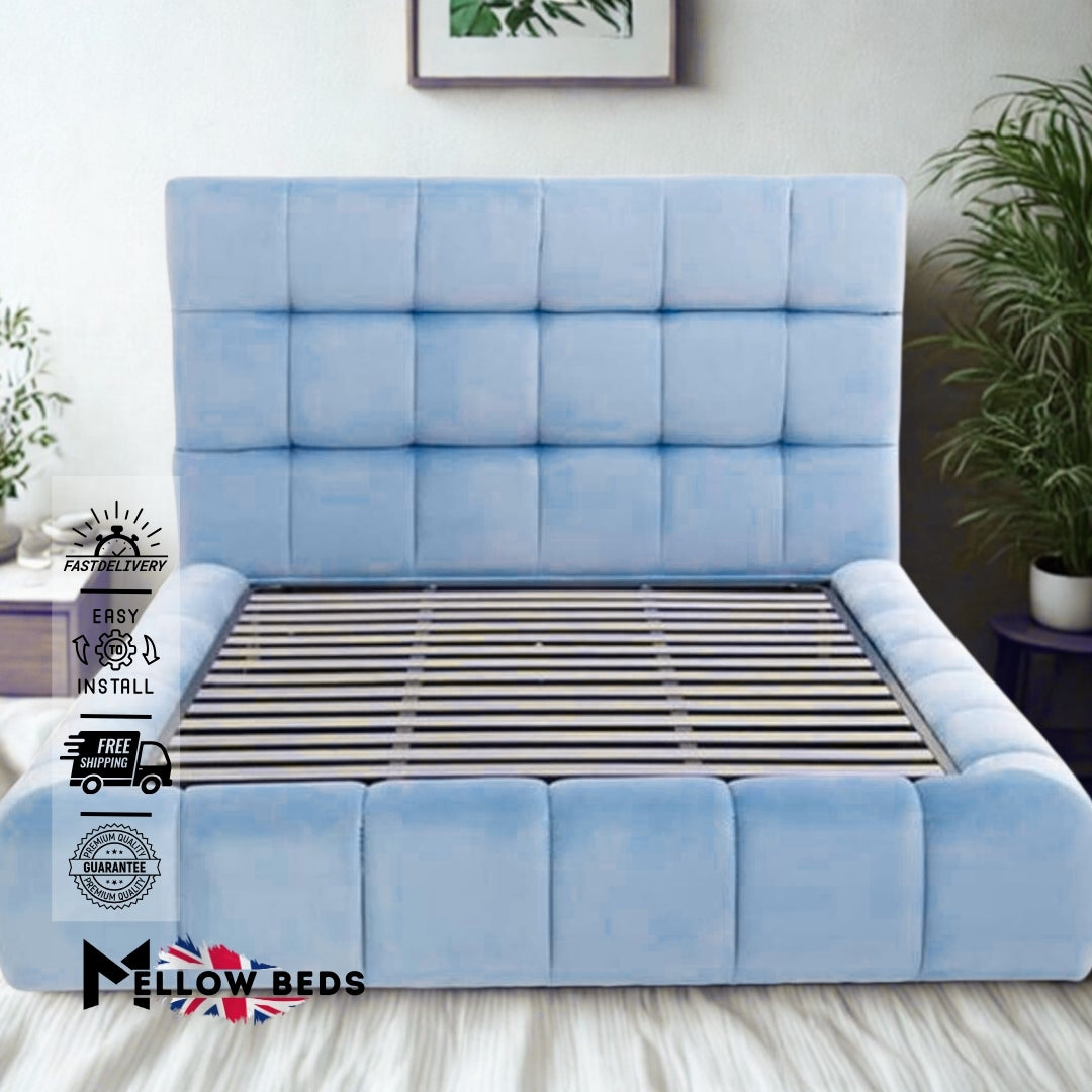 2025 Boxed Platform Bed CloudGrid Modular | Mellow Beds #B47
