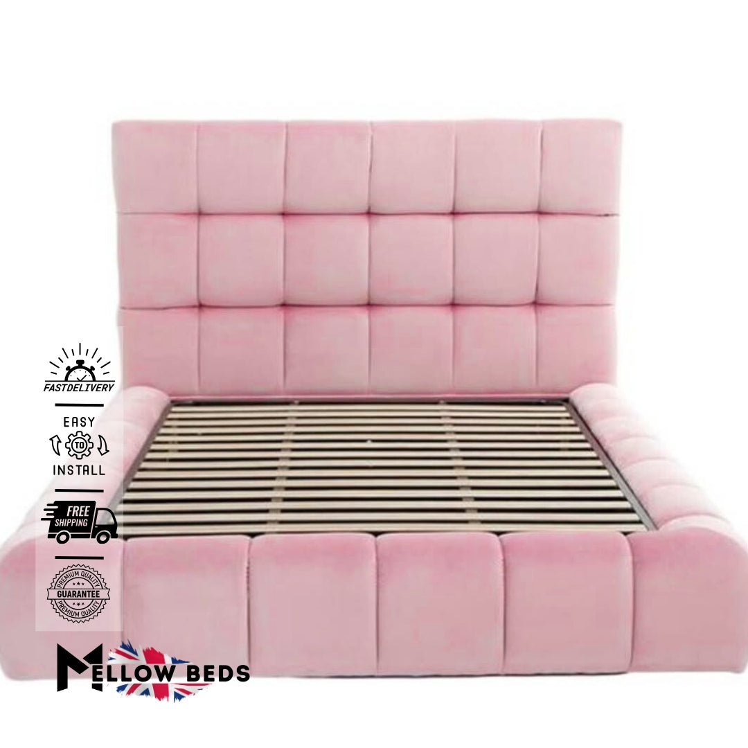 2025 Boxed Platform Bed CloudGrid Modular | Mellow Beds #B47