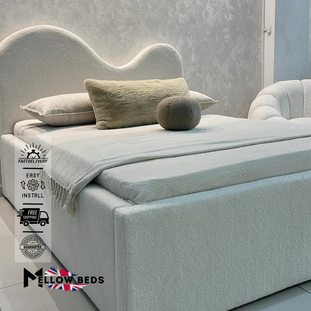 2025 Platform Bed WaveNest CurveTop | Mellow Beds #B50