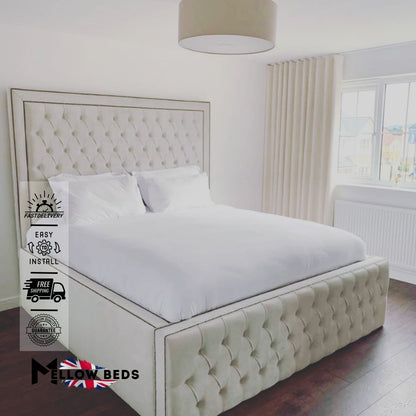 2025 Panel Bed RoyaleGrid Luxe | Mellow Beds #B27