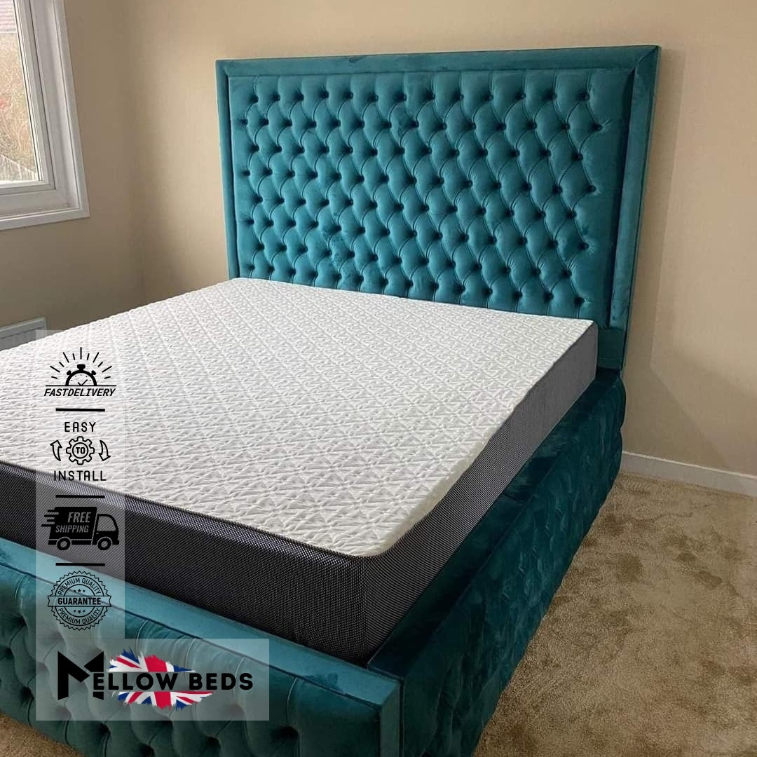 2025 Upholstered Bed ImperialTall Grande | Mellow Beds #B32