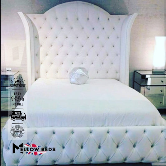 2025 Wingback Bed ArcoLuxe Curve | Mellow Beds #B25