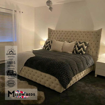 2025 Wingback Bed AuroraFlair Design | Mellow Beds #B23