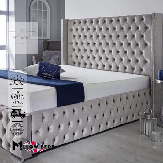 2025 Wingback Bed RoyaleDeep Tuft | Mellow Beds #B39