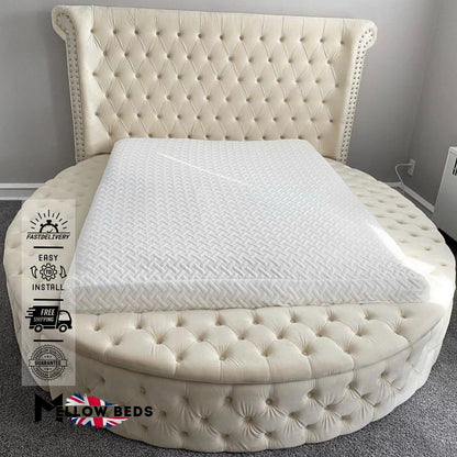 2025 Round Bed Majestique Comfort | Mellow Beds #B16