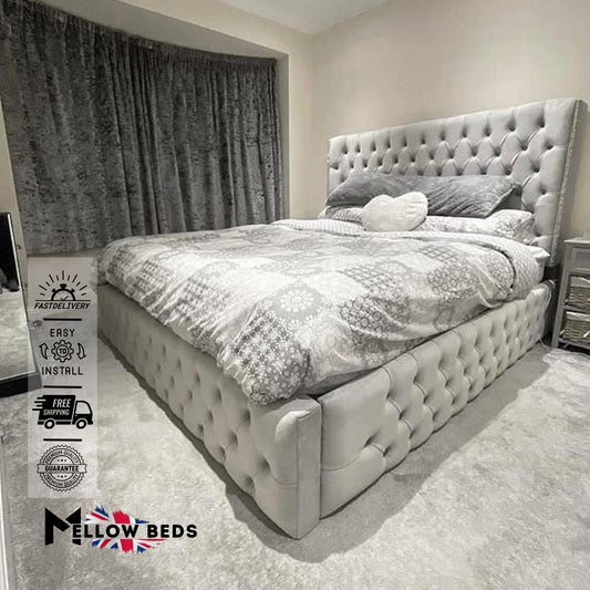 2025 Upholstered Bed Luxora DeepTuft | Mellow Beds #B19