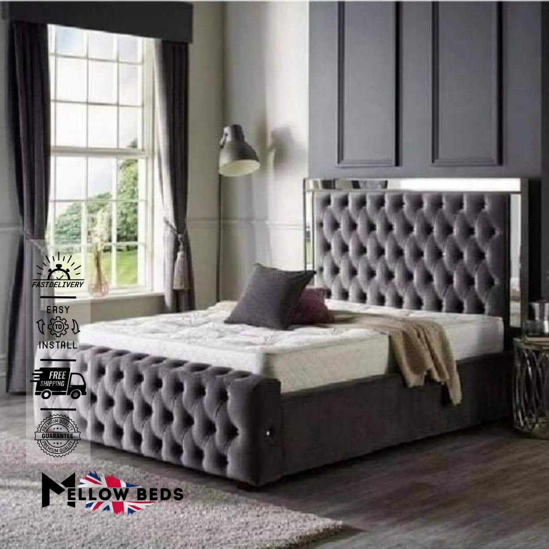 2025 Chesterfield Bed CrownTuft Design | Mellow Beds #B6