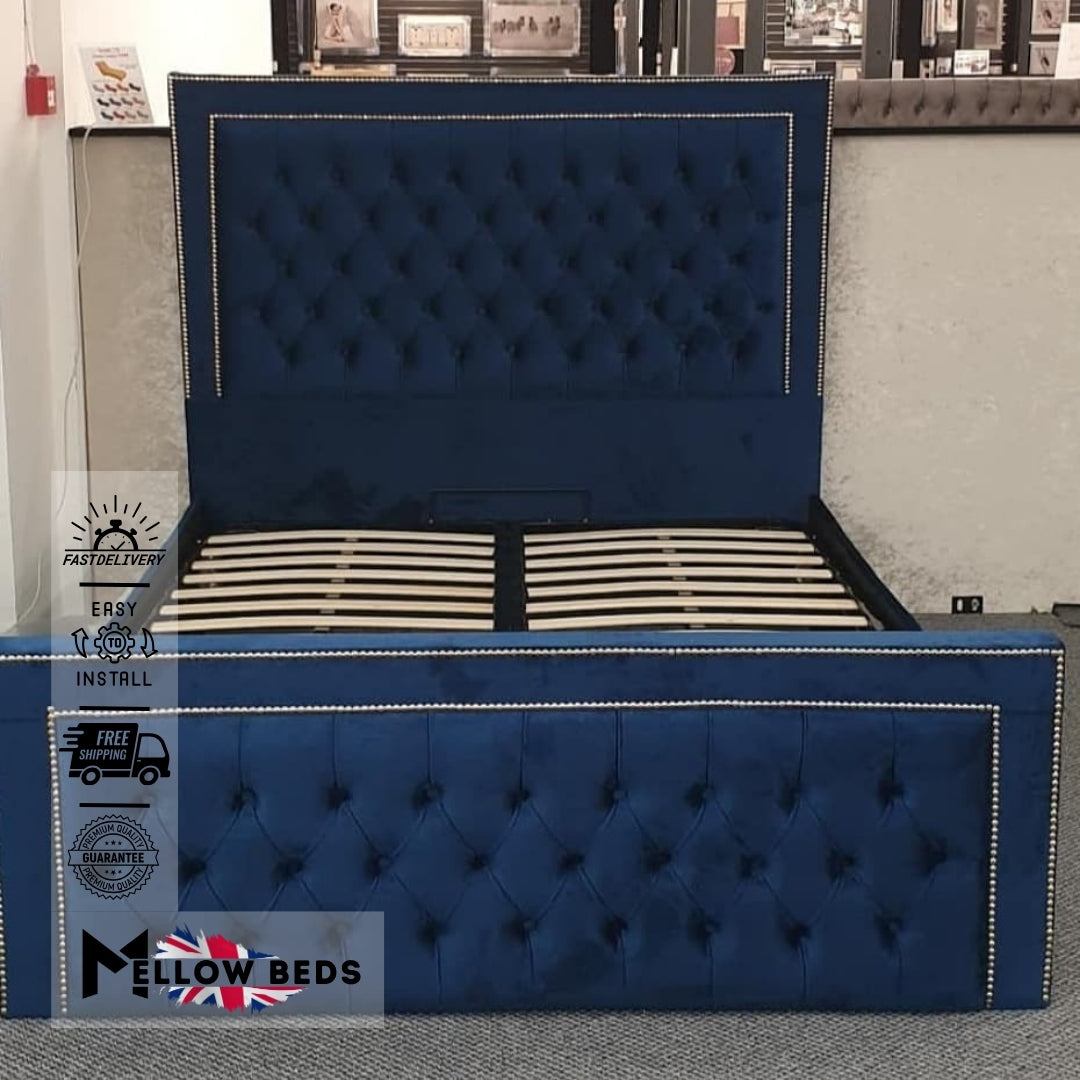 2025 Luxury Velvet Bed RoyalNail | Mellow Beds #B5