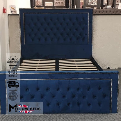 2025 Luxury Velvet Bed RoyalNail | Mellow Beds #B5