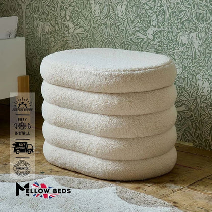 2025 Ottoman Designer Bench PlushLayer Contour | Mellow Beds #B179